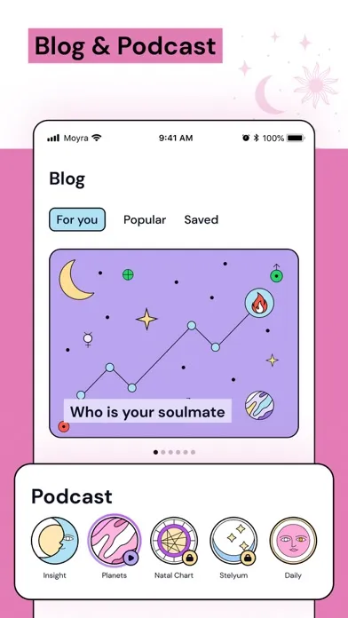 Скриншоты Moyra: Astrology Guide for You