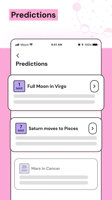 Скриншоты Moyra: Astrology Guide for You