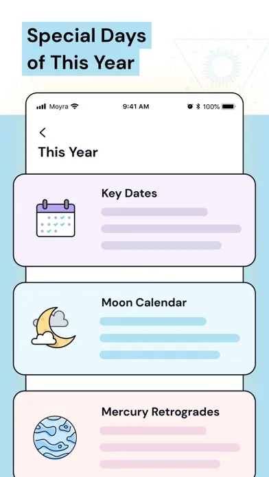 Скриншоты Moyra: Astrology Guide for You