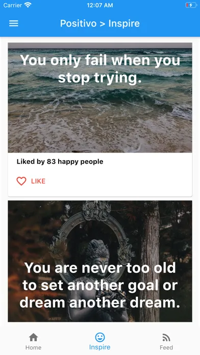 Positivo - The Positivity App 스크린샷