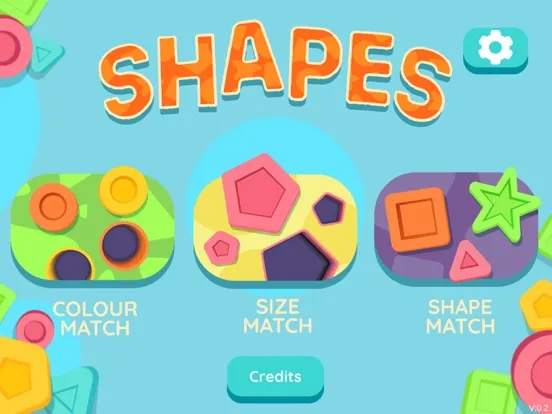 Positure's Shapes iPad  سکرین شاٹس