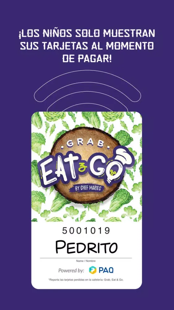 ภาพหน้าจอของ Grab Eat & Go