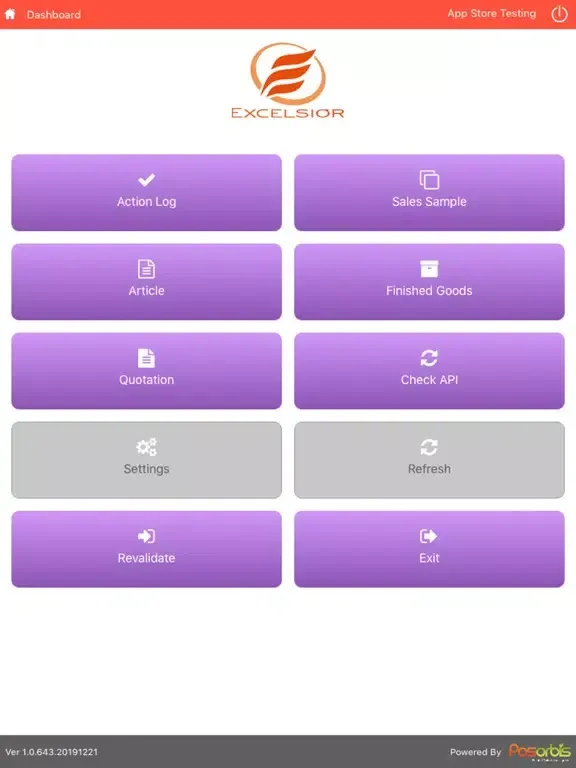 Capturas de tela do POSOrbis ERP Approval App iPad 