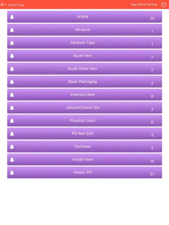 Capturas de tela do POSOrbis ERP Approval App iPad 