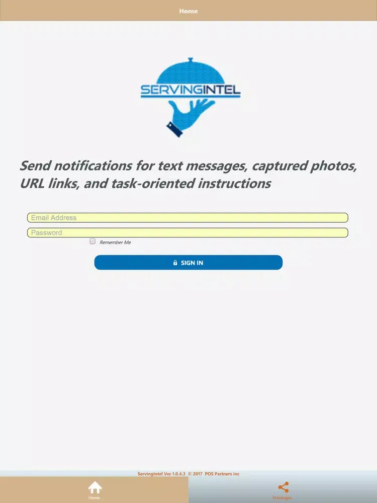 Capturas de pantalla de ServingIntel iPad 