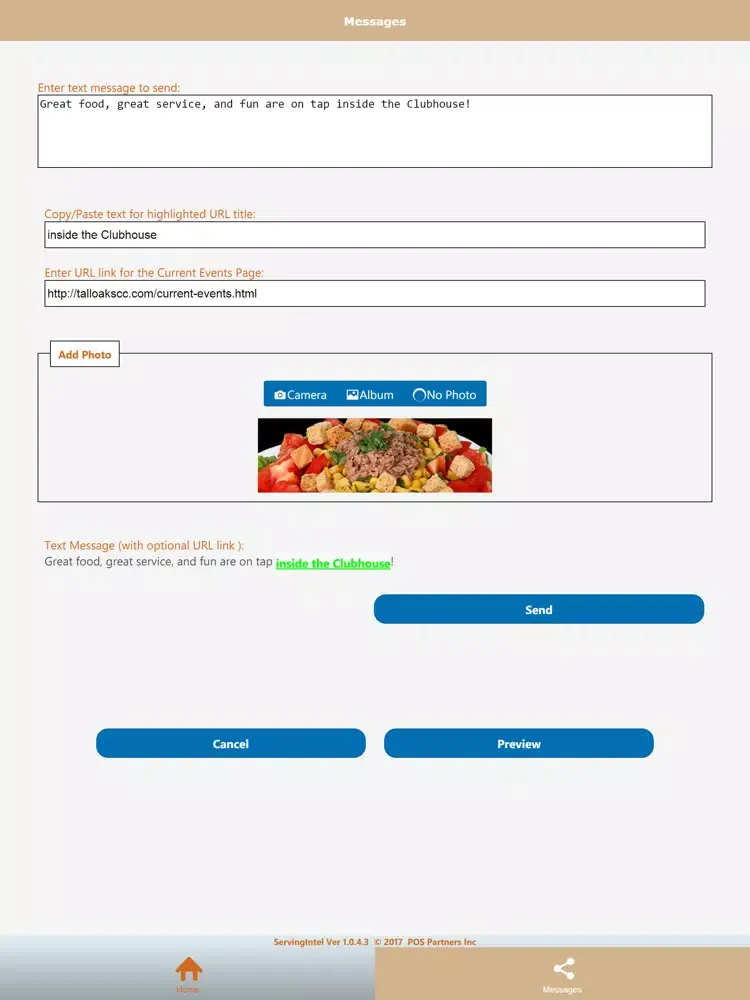 Capturas de pantalla de ServingIntel iPad 