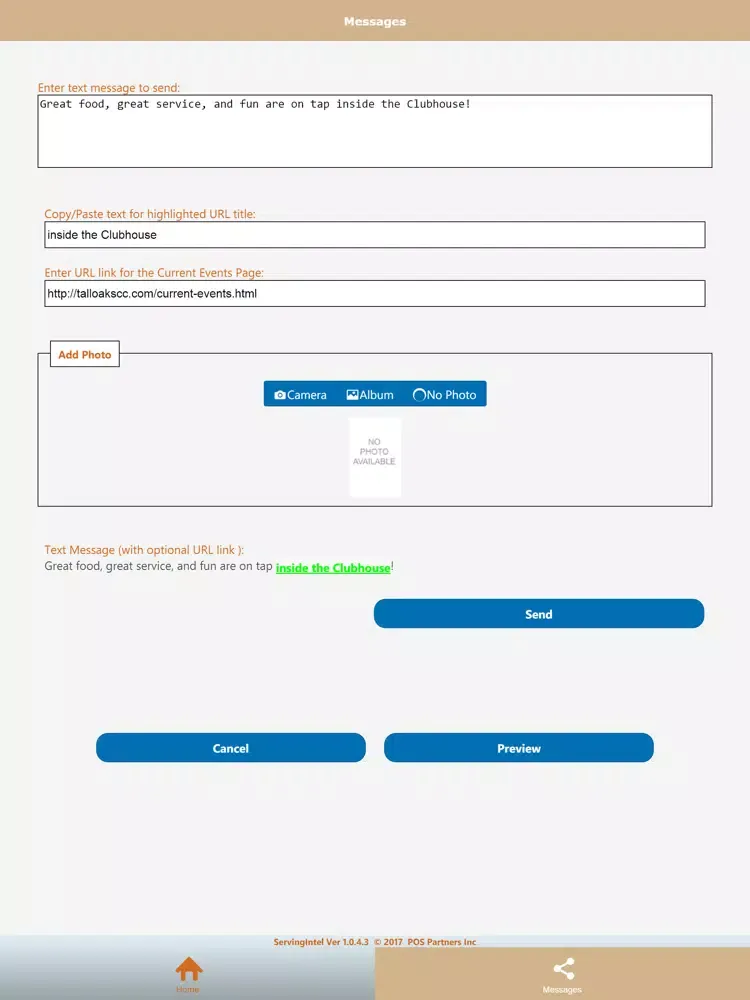 Capturas de pantalla de ServingIntel iPad 