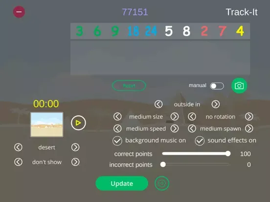 Capturas de pantalla de Tele Trainer iPad 