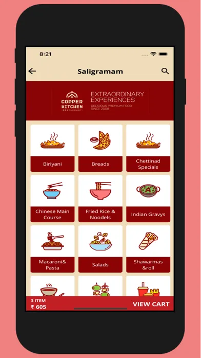 Copper Kitchen Ordering App应用截图