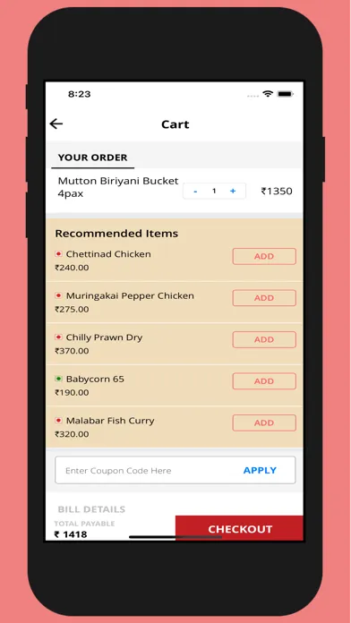 Copper Kitchen Ordering App应用截图
