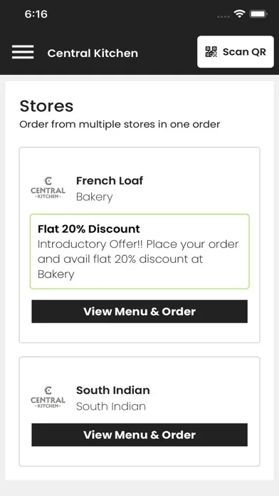 Central Kitchen Ordering App Ekran Görüntüleri