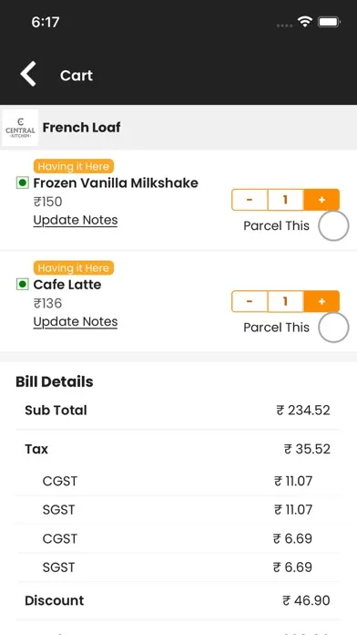 Central Kitchen Ordering App Ekran Görüntüleri