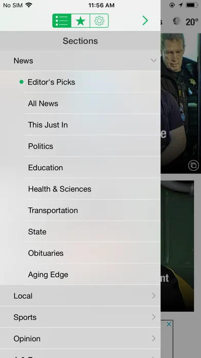 ภาพหน้าจอของ PG Reader