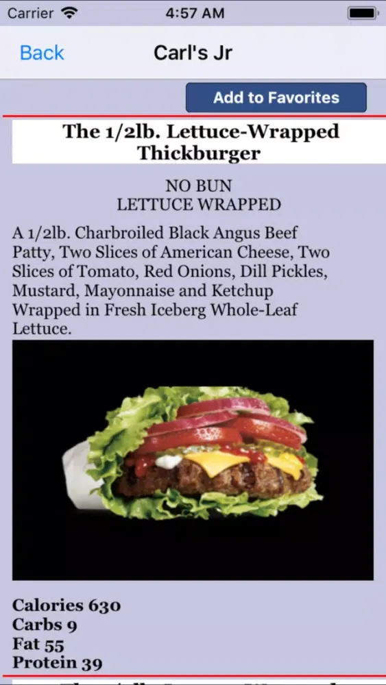 صور Keto Diet : Fast Food App