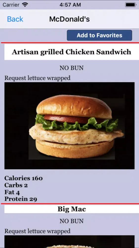 صور Keto Diet : Fast Food App