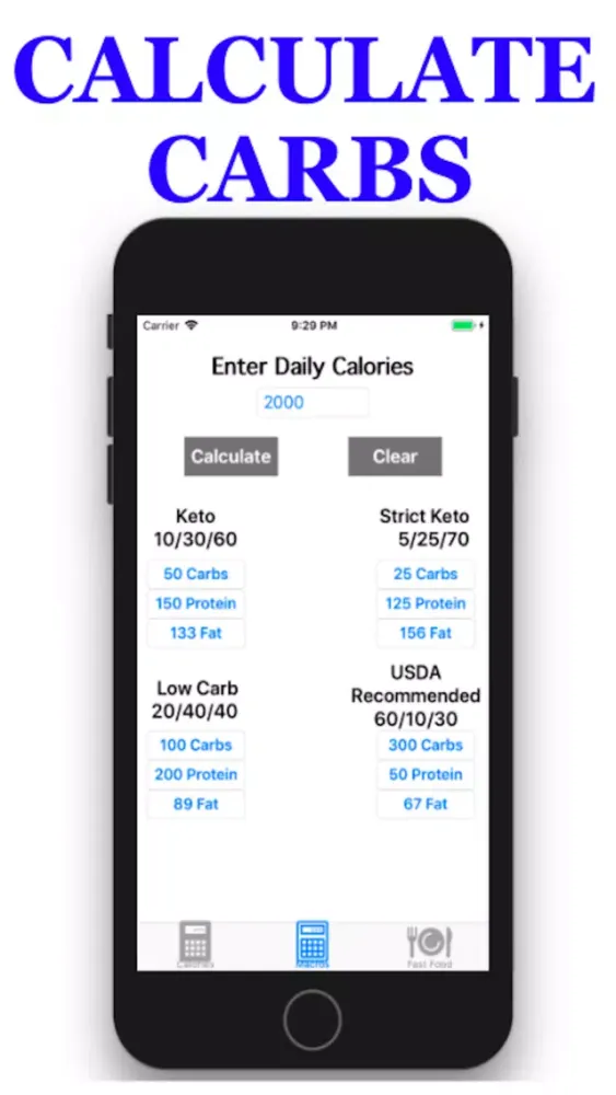 Keto Helper & Macro Calculator Screenshots