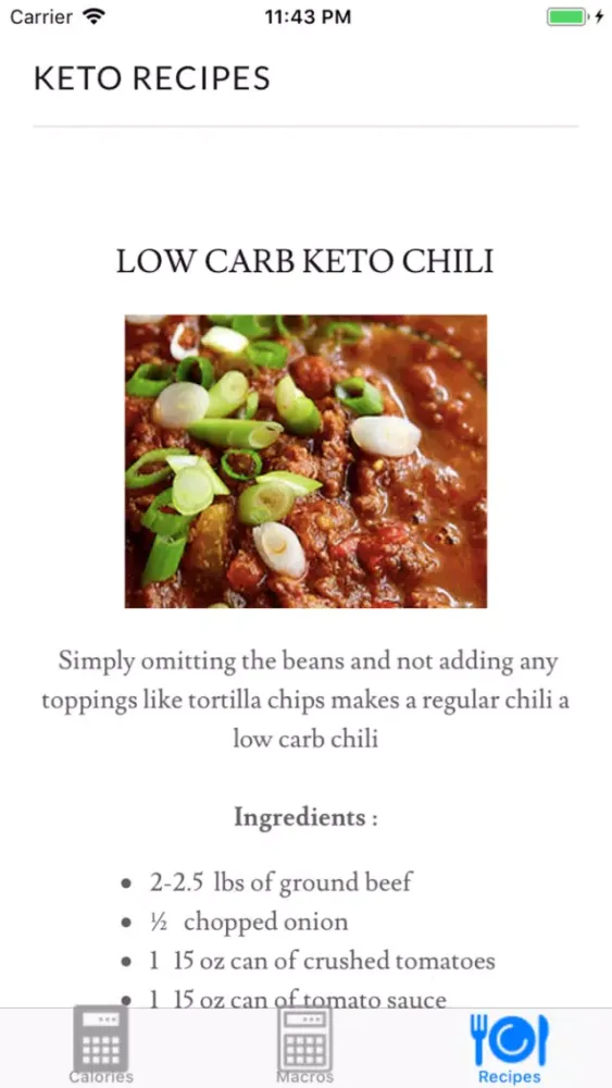 Keto Helper & Macro Calculator Screenshots