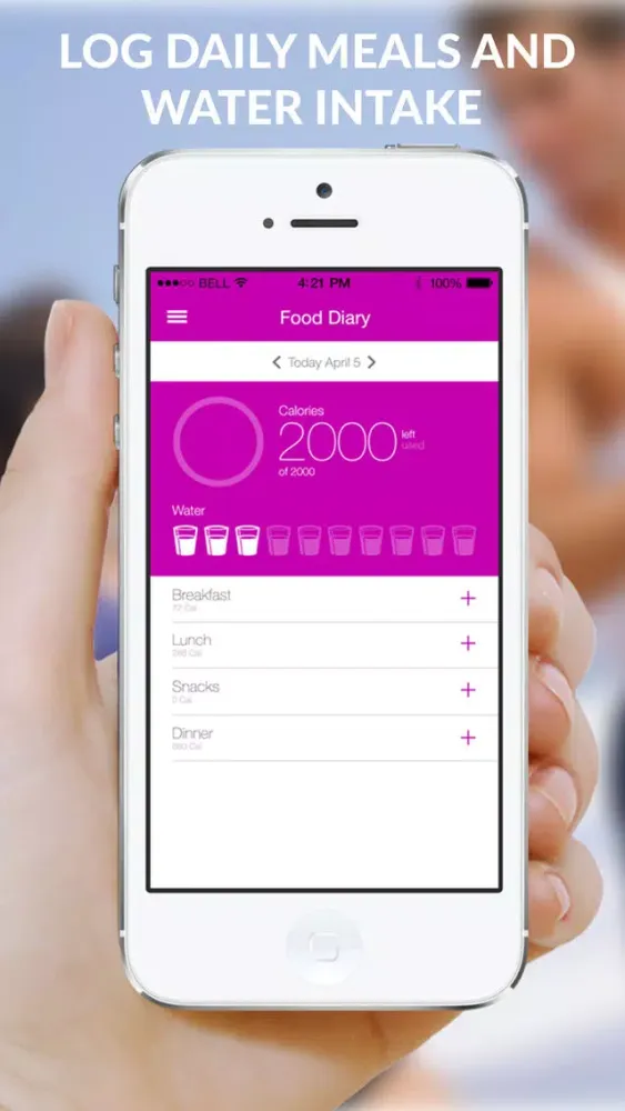 Ảnh chụp màn hình của Post Baby Weight Loss Challenge Lite - Calorie Tracker With Food Diary and Workout Exercise Plans