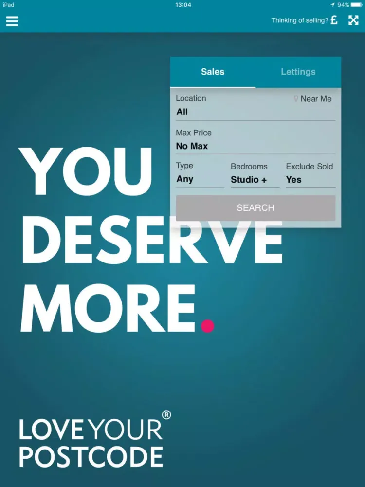 Capturas de tela do Love Your Postcode iPad 