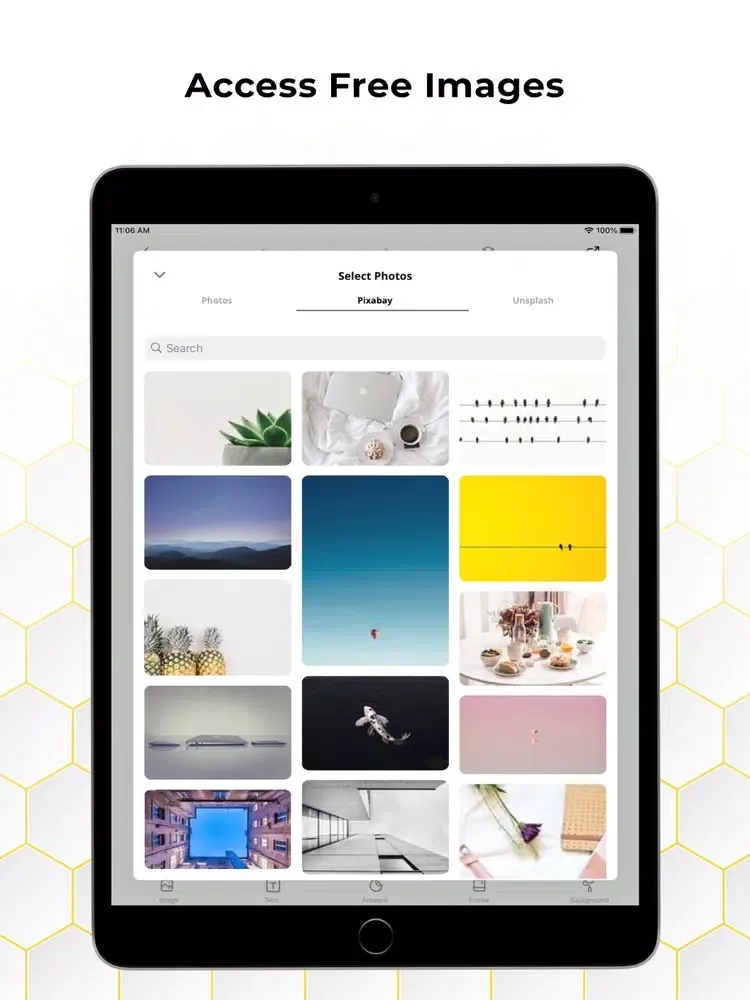 Capturas de tela do Ads Creator : Poster maker iPad 