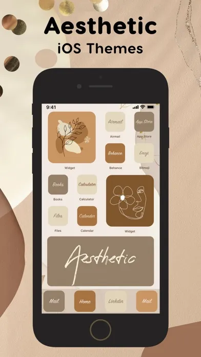 Capturas de tela do Icon Maker,Aesthetic kit icons