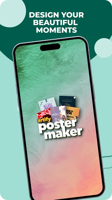 Captures d'écran de Artify : Posters & Flyer Maker