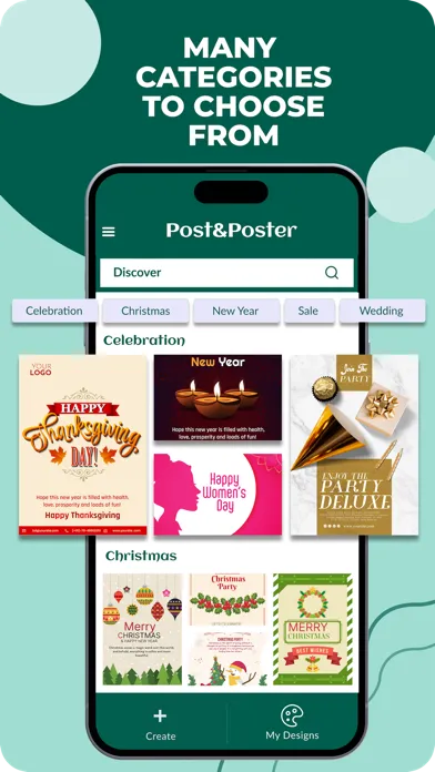 Captures d'écran de Artify : Posters & Flyer Maker