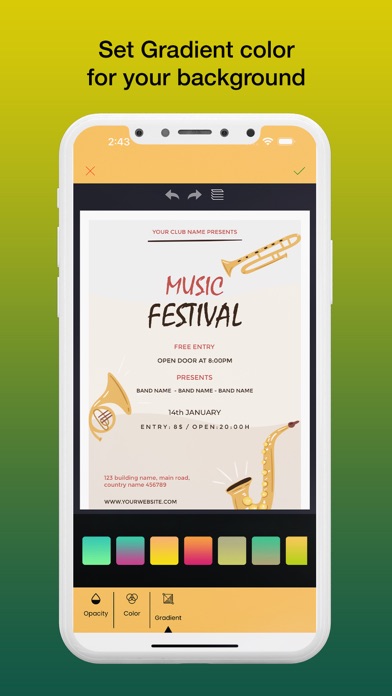 Flyer Maker: Poster Maker Card स्क्रीनशॉट