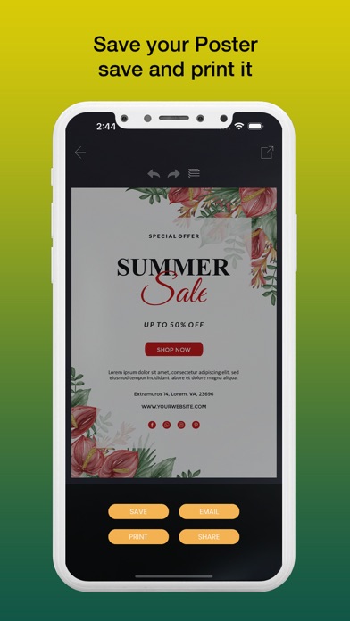 Flyer Maker: Poster Maker Card स्क्रीनशॉट