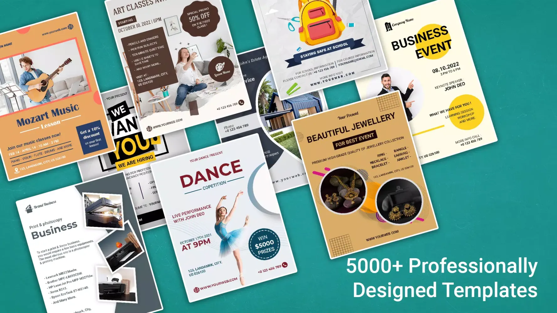 ภาพหน้าจอของ Poster Maker, Flyer Maker