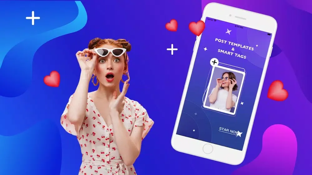 Captures d'écran de Likes Templates & Smart Tags