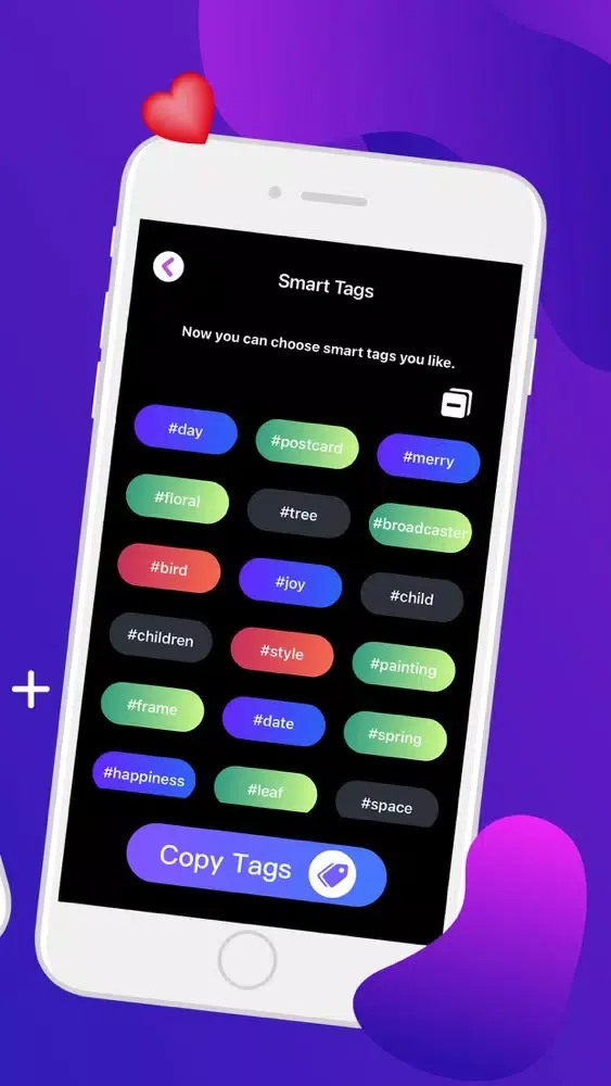 Captures d'écran de Likes Templates & Smart Tags