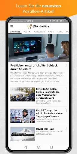 Der Postillon Screenshots