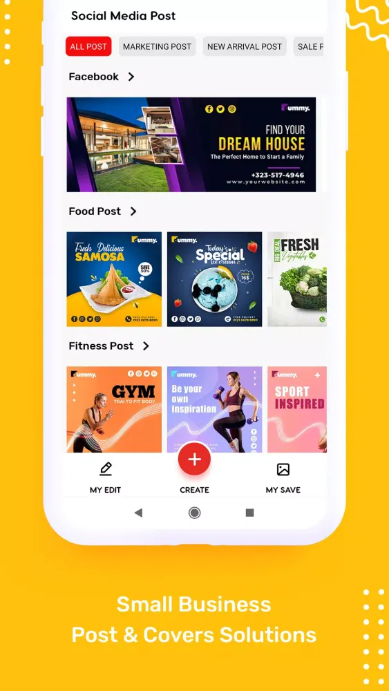 Social Media Post Design应用截图