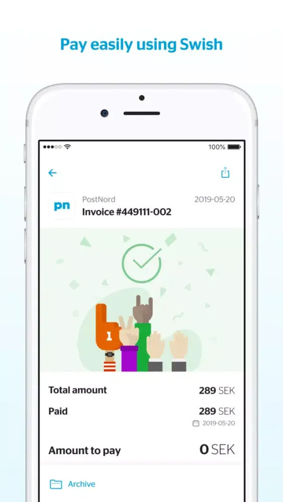 PostNord Post Screenshots