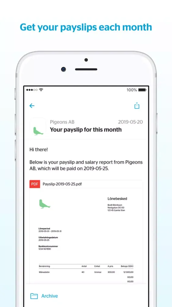 PostNord Post Screenshots