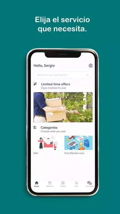 Captures d'écran de United Post N Parcel