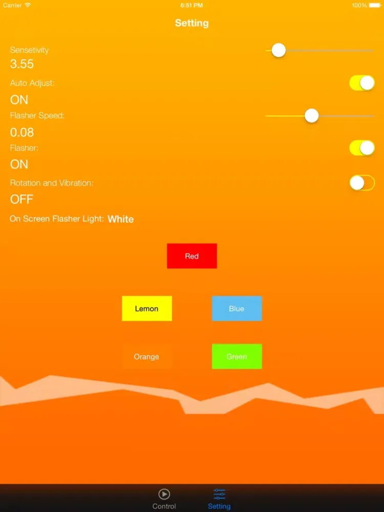 Tangkapan layar Disco Lightning Pro iPad 