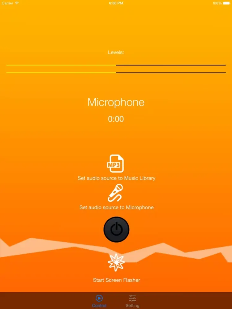 Tangkapan layar Disco Lightning Pro iPad 