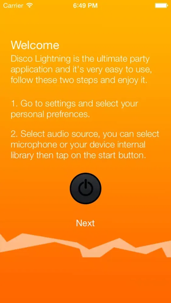 Tangkapan layar Disco Lightning Pro