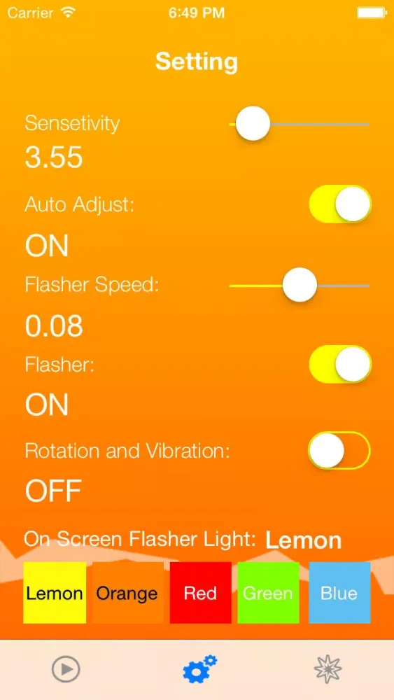 Tangkapan layar Disco Lightning Pro
