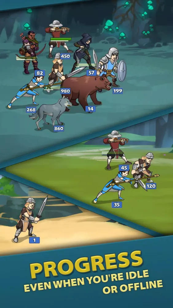 Screenshot di Idle Bounty Adventures