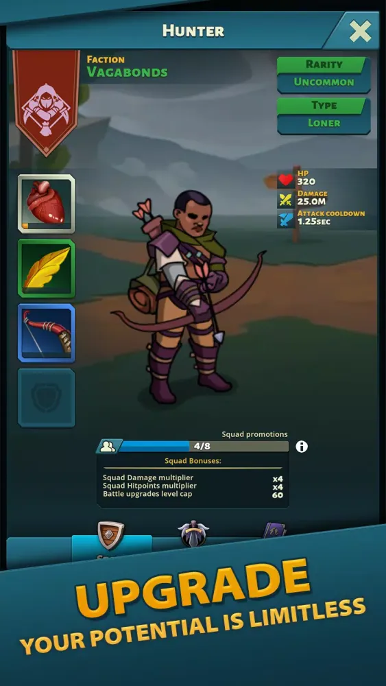 Screenshot di Idle Bounty Adventures