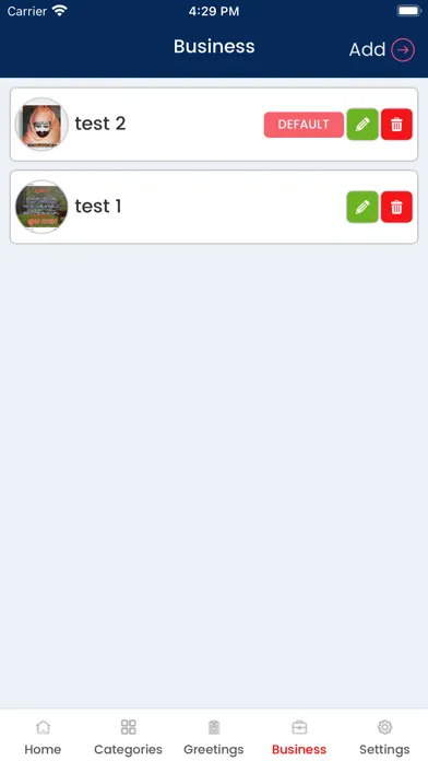 365 Posts App - Festival Post Ekran Görüntüleri
