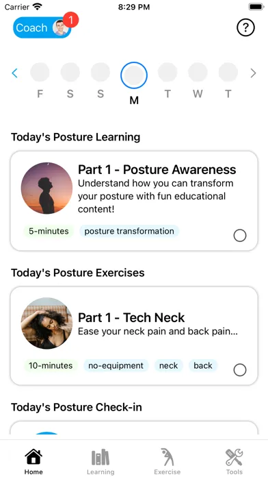 Captures d'écran de Zen Posture