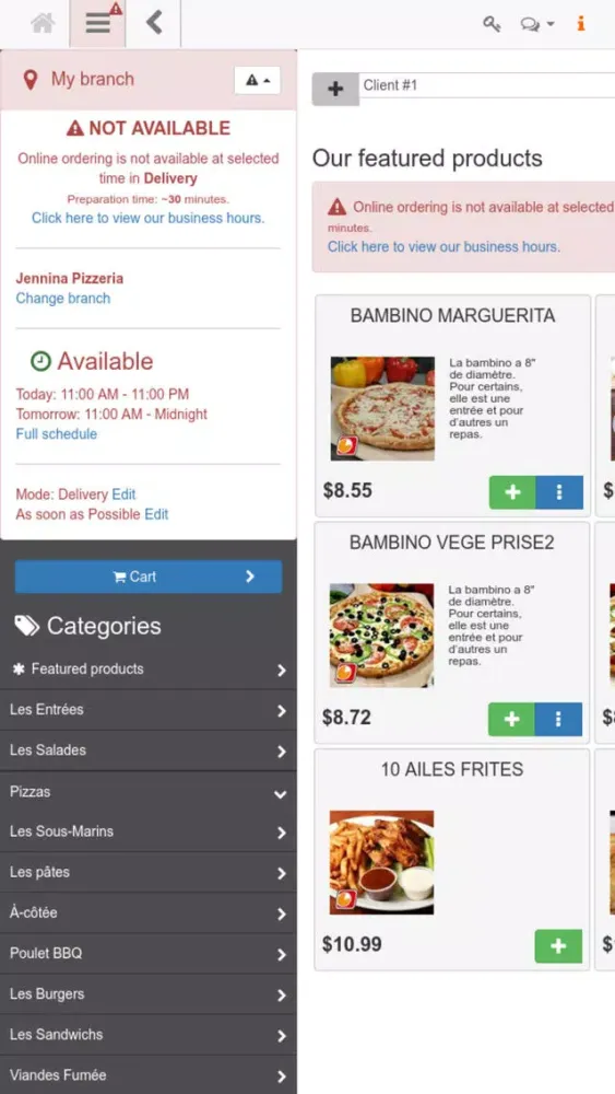 Jennina Pizzeria স্ক্রিনশট