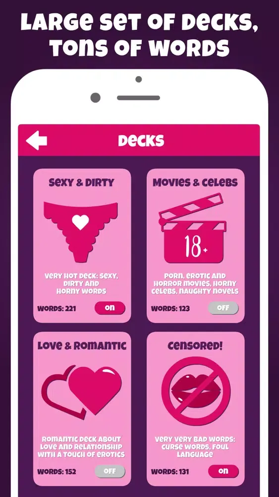 Screenshot di Adult Charades Dirty for games