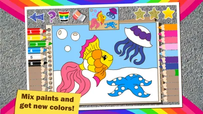 صور Colorful math «Animals» — Fun Coloring mathematics game for kids to training multiplication table, mental addition, subtraction and division skills!