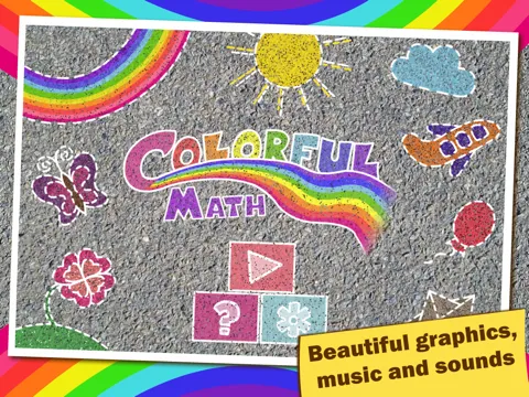 Tangkapan skrin Colorful math Free «Christmas and New Year» — Fun Coloring mathematics game for kids to training multiplication table, mental addition, subtraction and division skills! iPad 