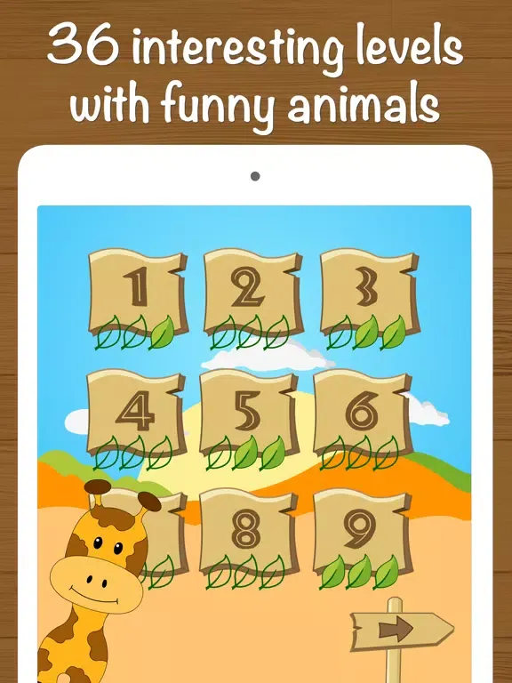 Ảnh chụp màn hình của Safari Math Free - Addition and Subtraction game for kids iPad 